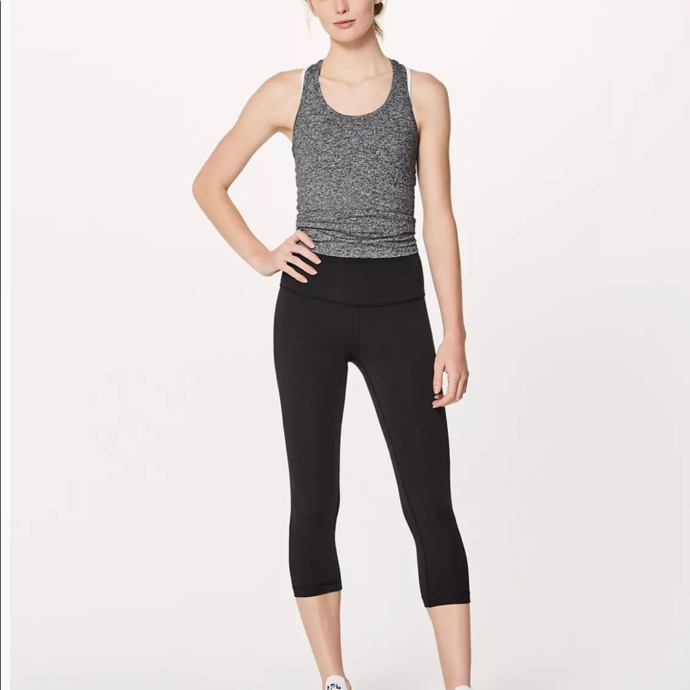 Lululemon Wunder Under Hi-Rise Crop 21". Soulcycle. Size 4. NWT.